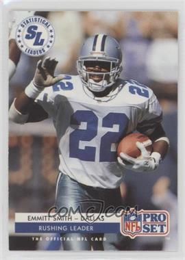 1992 Pro Set - [Base] #7 - Statistical Leaders - Emmitt Smith