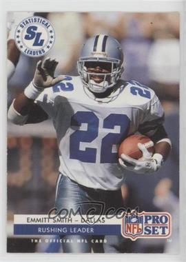 1992 Pro Set - [Base] #7 - Statistical Leaders - Emmitt Smith