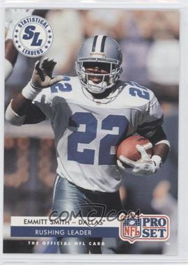 1992 Pro Set - [Base] #7 - Statistical Leaders - Emmitt Smith