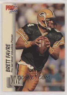 1992 Pro Set - Gold MVP's #MVP20 - Brett Favre