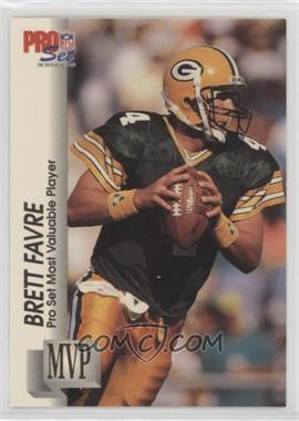 1992 Pro Set - Gold MVP's #MVP20 - Brett Favre