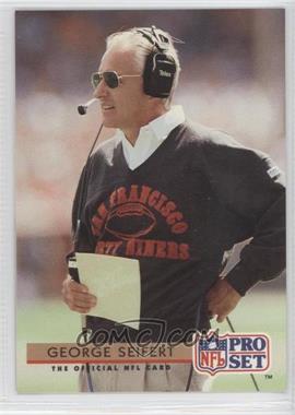 1992 Pro Set Mobil FACT - [Base] #324 - George Seifert