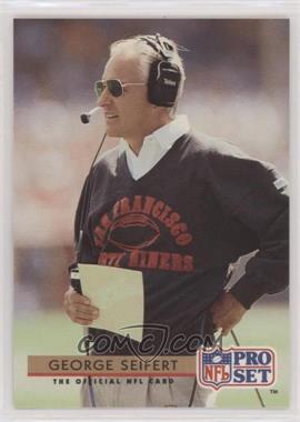 1992 Pro Set Mobil FACT - [Base] #324 - George Seifert