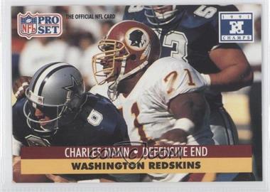 1992 Pro Set NFL Experience - [Base] #680 - Charles Mann