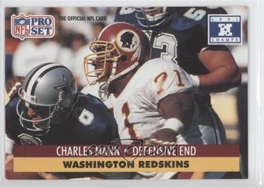 1992 Pro Set NFL Experience - [Base] #680 - Charles Mann