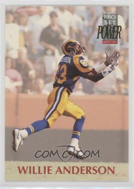 1992 Pro Set Power - [Base] #282 - Willie "Flipper" Anderson