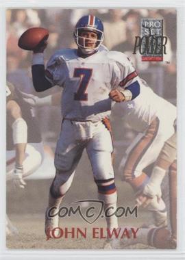 1992 Pro Set Power - [Base] #7 - John Elway