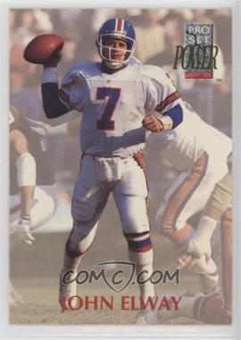 1992 Pro Set Power - [Base] #7 - John Elway