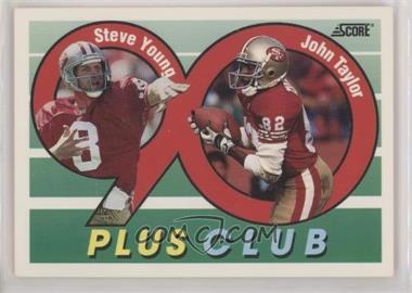 1992 Score - [Base] #542 - Steve Young, John Taylor