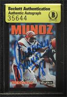 Anthony Munoz [BAS Beckett Auth Sticker]