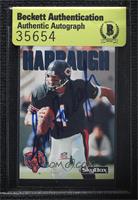 Jim Harbaugh [BAS Beckett Auth Sticker]