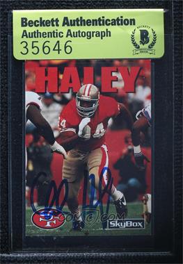 1992 Skybox Impact - [Base] #215 - Charles Haley [BAS Beckett Auth Sticker]