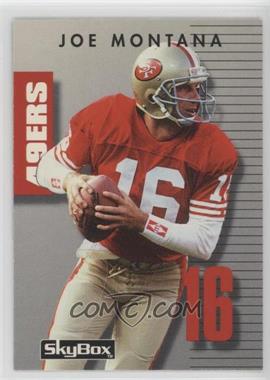 1992 Skybox Primetime - [Base] #016 - Joe Montana