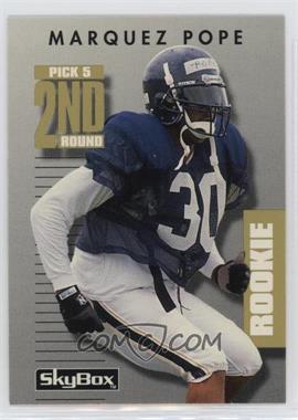 1992 Skybox Primetime - [Base] #047 - Marquez Pope