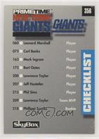 Checklist - New York Giants, New York Jets