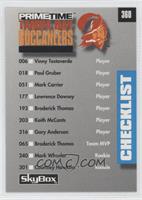 Checklist - Tampa Bay Buccaneers, Washington Redskins