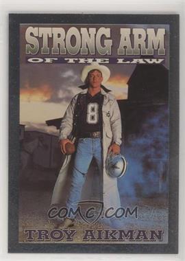 1992 Skybox Primetime - Metallic #M14 - Troy Aikman