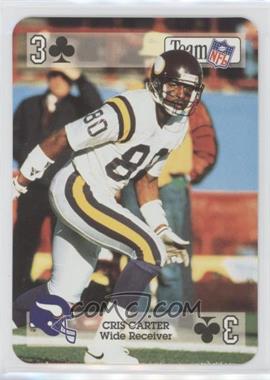 1992 Sport Decks Team NFL Star Cards Playing Cards - [Base] #3C - Cris Carter