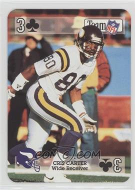 1992 Sport Decks Team NFL Star Cards Playing Cards - [Base] #3C - Cris Carter