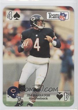 1992 Sport Decks Team NFL Star Cards Playing Cards - [Base] #4S - Jim Harbaugh