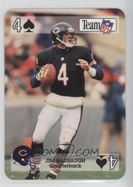 1992 Sport Decks Team NFL Star Cards Playing Cards - [Base] #4S - Jim Harbaugh