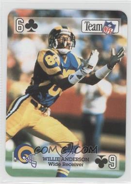 1992 Sport Decks Team NFL Star Cards Playing Cards - [Base] #6C - Willie "Flipper" Anderson