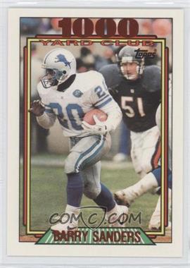 1992 Topps - 1000 Yard Club #2 - Barry Sanders