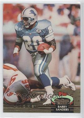 1992 Topps Stadium Club - [Base] #38 - Barry Sanders