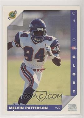 1992 Ultimate World League of American Football - [Base] #168 - Melvin Patterson