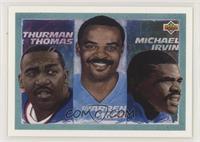 Thurman Thomas, Warren Moon, Michael Irvin