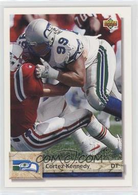 1992 Upper Deck - [Base] #495 - Cortez Kennedy