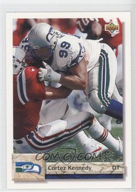 1992 Upper Deck - [Base] #495 - Cortez Kennedy