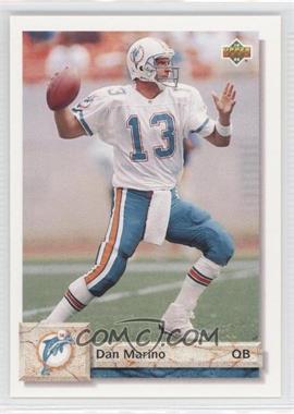 1992 Upper Deck - [Base] #598 - Dan Marino