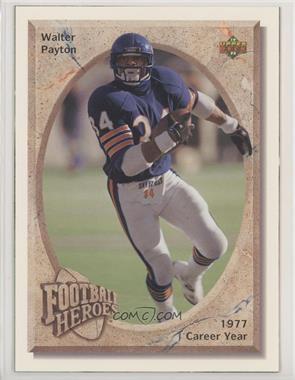 1992 Upper Deck - Box Bottoms Football Heroes Walter Payton #_WAPA.2 - Walter Payton (1977 Career Year) [Good to VG‑EX]