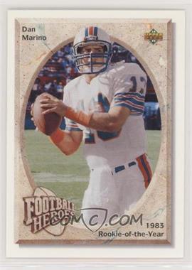 1992 Upper Deck - Football Heroes Dan Marino #29 - Dan Marino