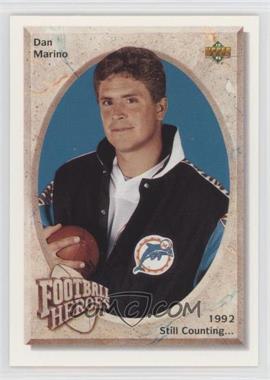 1992 Upper Deck - Football Heroes Dan Marino #35 - Dan Marino