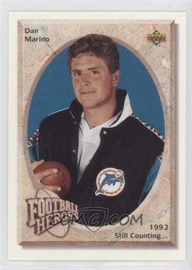 1992 Upper Deck - Football Heroes Dan Marino #35 - Dan Marino