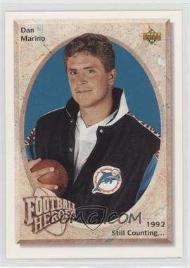 1992 Upper Deck - Football Heroes Dan Marino #35 - Dan Marino