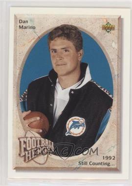 1992 Upper Deck - Football Heroes Dan Marino #35 - Dan Marino