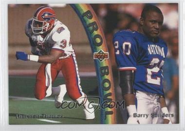 1992 Upper Deck - Pro Bowl #PB5 - Thurman Thomas, Barry Sanders