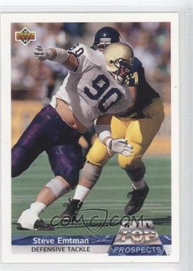 1992 Upper Deck Gold - [Base] #G1 - Steve Emtman