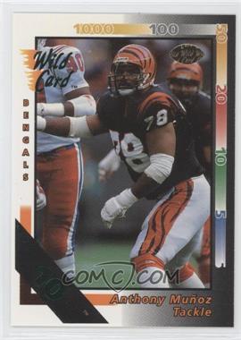 1992 Wild Card - [Base] - 10 Stripe #194 - Anthony Munoz