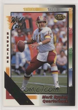 1992 Wild Card - [Base] - 10 Stripe #321 - Mark Rypien [EX to NM]