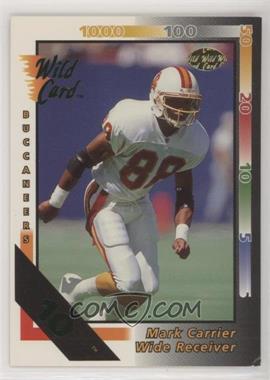 1992 Wild Card - [Base] - 10 Stripe #43 - Mark Carrier [EX to NM]