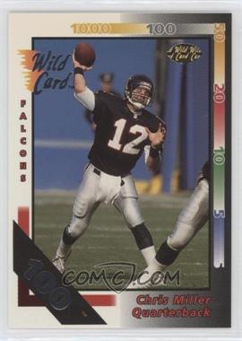 1992 Wild Card - [Base] - 100 Stripe #150 - Chris Miller