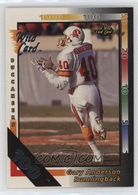 1992 Wild Card - [Base] - 100 Stripe #44 - Gary W. Anderson [EX to NM]