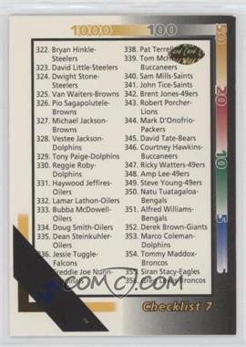 1992 Wild Card - [Base] - 100 Stripe #459 - Checklist 7 [EX to NM]