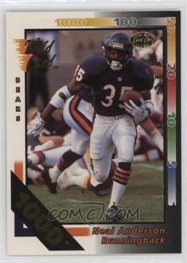 1992 Wild Card - [Base] - 1000 Stripe #139 - Neal Anderson