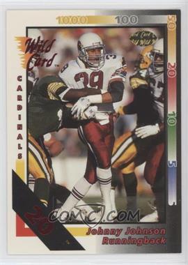 1992 Wild Card - [Base] - 20 Stripe #404 - Johnny Johnson