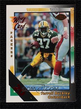 1992 Wild Card - [Base] - 20 Stripe #413 - Terrell Buckley
